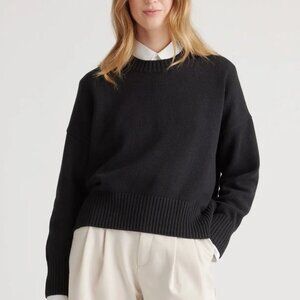 100% Organic Cotton Boyfriend Crew Sweater